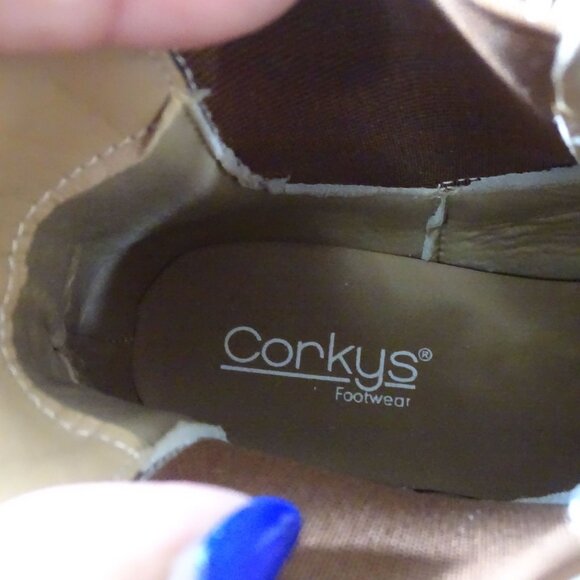 Corkys Brown Ankle Boots - Picture 6 of 10